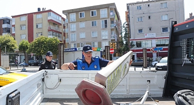 Zabıtadan Kaldırım İşgallerine Karşı Kararlı Adım