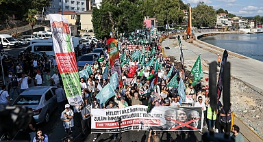 İstinye’de Binlerce Kişilik Sessiz Çığlık: Filistin’e Destek, Zulme Lanet 