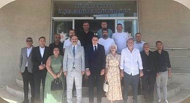 MHP Küçükçekmece’den Emniyet Müdürü Hasan Demirbağ’a Hayırlı Olsun Ziyareti