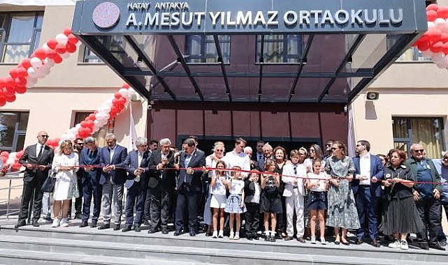 A.Mesut Yılmaz adına Ortaokulu Hizmete Açıldı