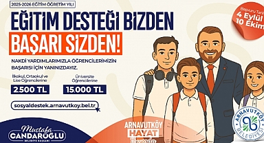 Arnavutköy Belediyesi’nden Öğrencilere Eğitim Desteği: Başarıya Giden Yolda Yanınızdayız