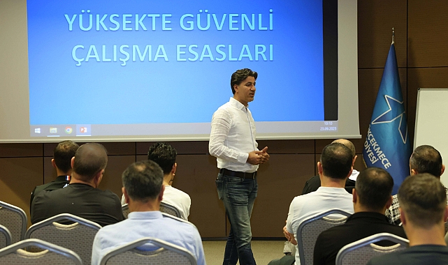 Küçükçekmece Belediyesi’nden Yüksekte Çalışanlara Hayati Eğitim