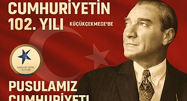 Cumhuriyetin 102. Yılı Küçükçekmece’de Coşkuyla Kutlanıyor.