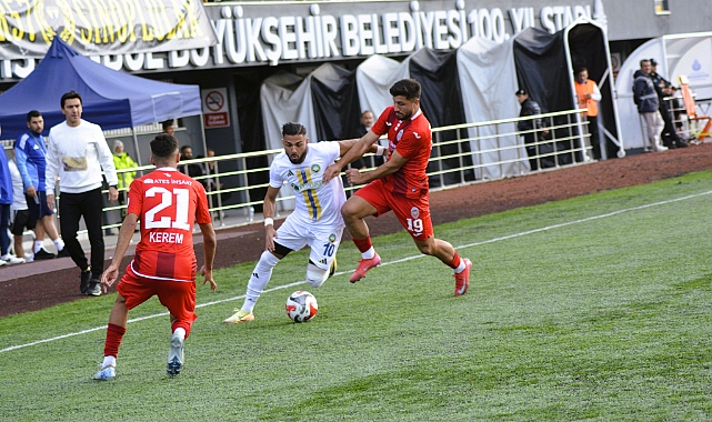 Küçükçekmece Sinopspor A.Ş. ile Çankaya Spor Kulübü Yenişemedi: 2-2