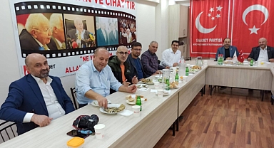 Saadet Partisi’nden Yerel Basına Değer Veren Anlamlı yemek Programı