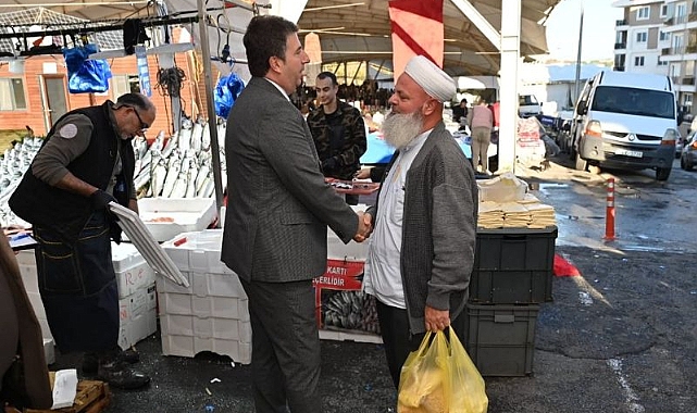 Başkan Güzel’den Perşembe Pazarı’na Sabah Ziyareti