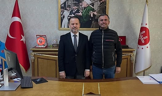 Biinsan Derneği Başkanı Naser Serbest’ten İlçe Müftüsüne Ziyaret