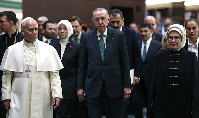 Cumhurbaşkanı Erdoğan ve Papa 14. Leo’dan ortak barış çağrısı