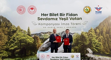 Tarım ve Orman ile Ulaştırma Bakanlıklarından Ağaçlandırma Seferberliği