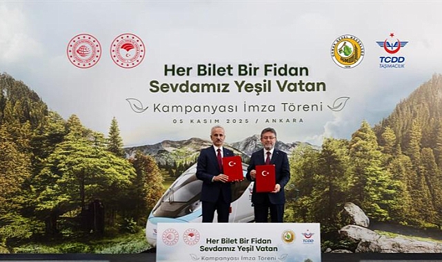 Tarım ve Orman ile Ulaştırma Bakanlıklarından Ağaçlandırma Seferberliği