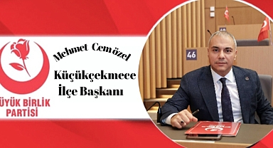 Büyük Birlik Partisi Küçükçekmece İlçe Başkanı Mehmet Cem Özel’in Yeni Yıl Kutlama Mesajı