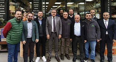 Küçükçekmece Kaymakamı Anteplioğlu Ovali Bey'i Ziyaret etti 