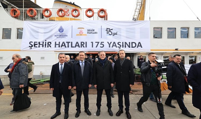 Şehir Hatları 175. Yılını Boğaz Turu ile Kutladı