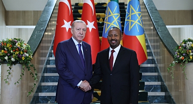 Cumhurbaşkanı Erdoğan, Etiyopya Başbakanı Abiy Ahmed Ali ile Görüştü