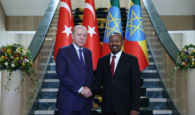 Cumhurbaşkanı Erdoğan, Etiyopya Başbakanı Abiy Ahmed Ali ile Görüştü