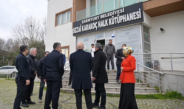 Esenyurt’ta Kamu Yatırımları Yerinde Takip Ediliyor