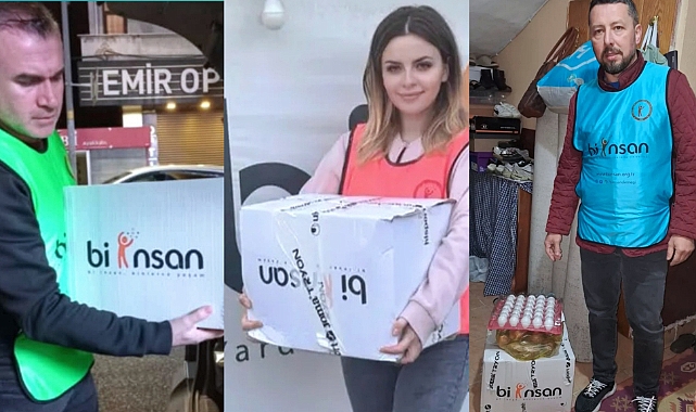 Bir İnsan Yardımlaşma Derneği Ramazan Öncesi Sahada