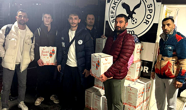 Sefaköy Kartalspor’dan Ramazan Ayı Öncesi Anlamlı Destek