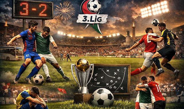 3. Lig 1. Grup’ta 26. Hafta Heyecanı Başlıyor