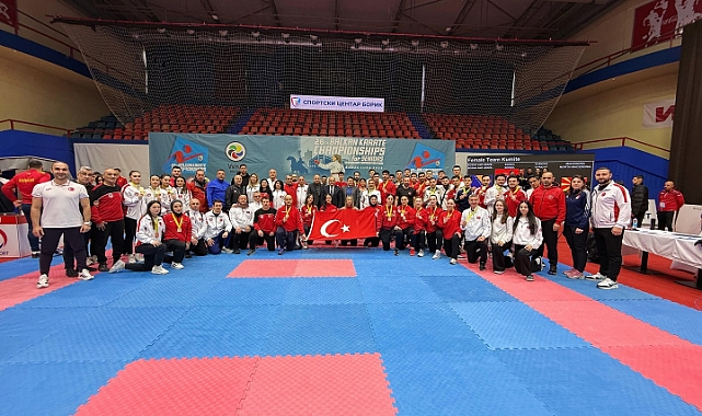 Balkan Karate Şampiyonası'nda Türkiye Zirvede!