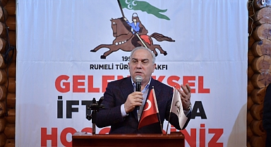 Başkan Turan, Rumeli Türkleri Vakfı’nın Geleneksel İftar Sofrasında Hemşehrileriyle Buluştu