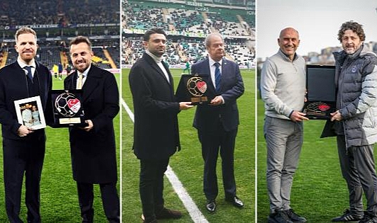  Fenerbahçe, Bursaspor ve Fatih Tekke'ye Fair Play Ödülleri Takdim Edildi