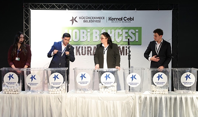 Küçükçekmece’de Hobi Bahçeleri için kura heyecanı