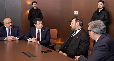 MHP Heyetinden Caferi Liderine Taziye Ziyareti