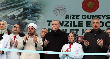 Rize’de Tenzile Erdoğan Devlet Hastanesi Açıldı