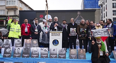 Bağcılar’da Yağmura Rağmen Filistin’e Destek: Vicdanlar Meydanlara Taştı.