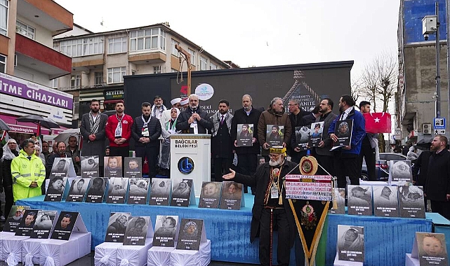 Bağcılar’da Yağmura Rağmen Filistin’e Destek: Vicdanlar Meydanlara Taştı.