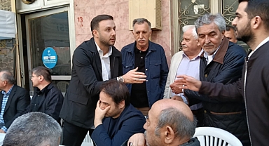 AK Parti İlçe Başkanı Emin Kaan Kaya'ya Yoğun Taziye Ziyareti