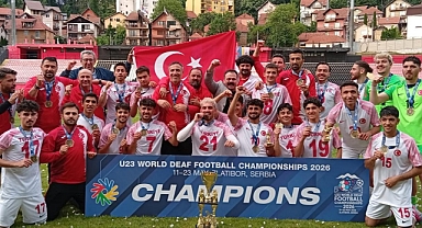 İşitme Engelliler U23 Milli Takımı Dünya Şampiyonu Oldu