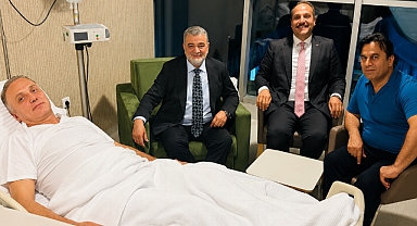 Küçükçekmece Spor Yöneticilerinden Hüseyin Çakırbaş’a Geçmiş Olsun Ziyareti