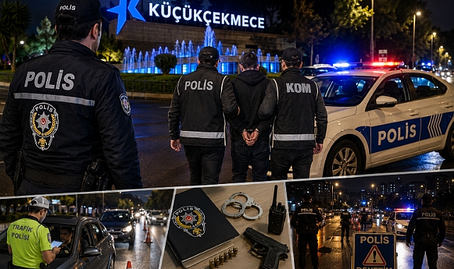 Küçükçekmece'de Haziran Ayında Kapsamlı Denetimler: 453 Aranan Şahıs Yakalandı